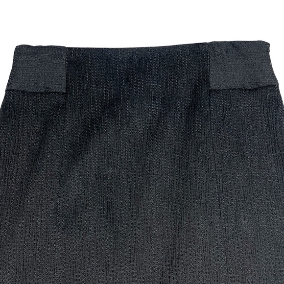 NWT CLASSIQUES ENTIER Black Lined Pencil Skirt Women's Size 12 - Picture 4 of 16